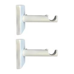 Castorama Support Pour Barre à Rideau Universel GoodHome Pour Trous Existants Blanc Ikaria