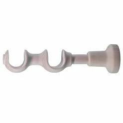 Castorama Support Pour Barre à RideauGoodHome ⌀28/28mm 19,8x5,3cm Blanc