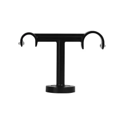 Castorama Support Pour Tringle Plafond En Aluminium Noir Mat Araxos GoodHome L.9,6 X L.4,6 Cm