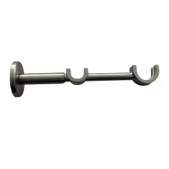 Castorama Support Universel Long Pour Barre à Rideau Double GoodHome Athens Gris