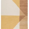 Castorama Tapis Bi-fabric Jaune GoodHome L.230 X L.160 Cm