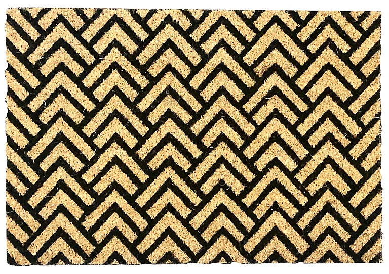 Castorama Tapis Coco écru Imprimé Chevron 40 X 60 Cm 3 Castorama Tapis Coco écru Imprimé Chevron 40 X 60 Cm