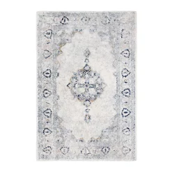 Castorama Tapis Dahlia Vintage Médaillons L. 100 Cm L. 150 Cm