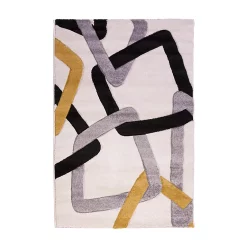 Castorama Tapis Design Anneaux 100 X 150 Cm