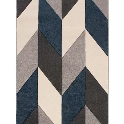 Castorama Tapis Design Bleu 100 X 150 Cm