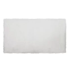 Castorama Tapis Imitation Mouton GoodHome 120 X 170 Cm Blanc