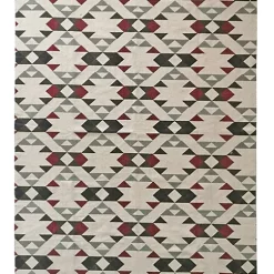 Castorama Tapis Jute Coton Imprimé Kilimanjaro Deco&Co L.180 X L.120 Cm