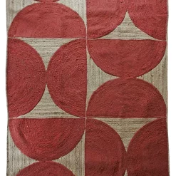 Castorama Tapis Jute Diabolo Terracotta 160x230 Cm