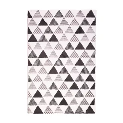 Castorama Tapis Memento Triangles Blanc 100 X 150 Cm