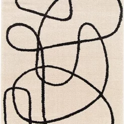 Castorama Tapis Poil Ras Chios L. 120 X L. 170 X Ep. 2,2 Cm Blanc GoodHome