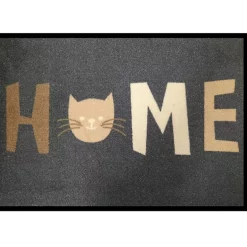 Castorama Tapis Polyamide Imprimé Chat Home 40 X 60 Cm