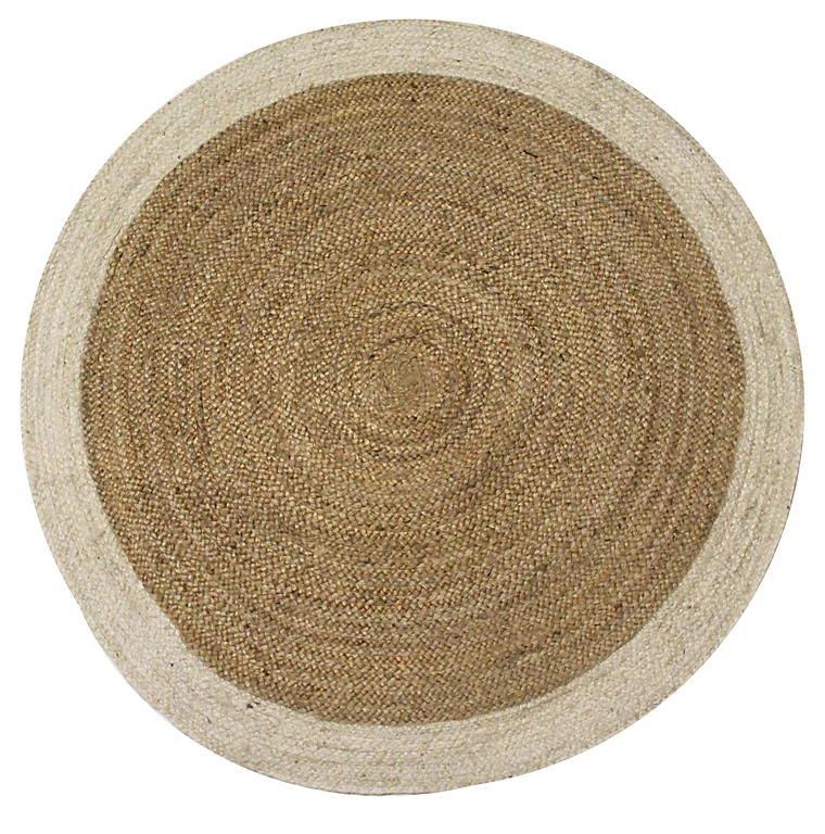 Castorama Tapis Rond En Jute Naturel Et écru Deco&Co ⌀120cm 3 Castorama Tapis Rond En Jute Naturel Et écru Deco&Co ⌀120cm