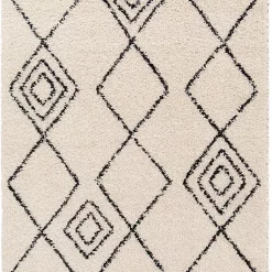 Castorama Tapis Shaggy Coltrane Motif Berbère L. 160 X L. 230 X Ep. 3 Cm Beige GoodHome