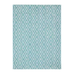 Castorama Tapis Shine 150 X 200 Cm Bleu