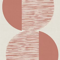 Castorama Tapis Vinyle Cercles Terracotta 49,5 X 83 Cm