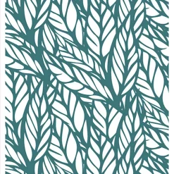 Castorama Tapis Vinyle Jungle Bleu 98 X 148,5 Cm