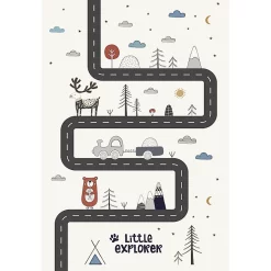 Castorama Tapis Vinyle Motif Animaux-enfants Multicolore L.95 X L.66 Cm X Ep. 2 Mm