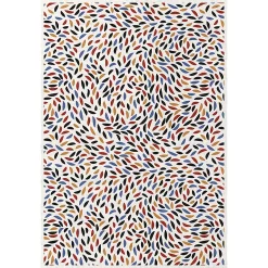 Castorama Tapis Vinyle Motif Graphique -formes Multicolore L.95 X L.66 Cm X Ep. 2 Mm
