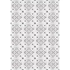 Castorama Tapis Vinyle Motif Mosaïque Blanc, Noir Et Gris L.95 X L.66 Cm X Ep. 2 Mm