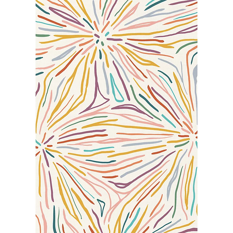 Castorama Tapis Vinyle Motif Traits Multicolore L.95x L.66 Cm X Ep. 2 Mm