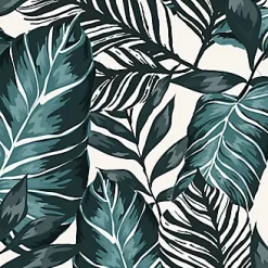 Castorama Tapis Vinyle Palmes Vertes 49,5 X 116 Cm