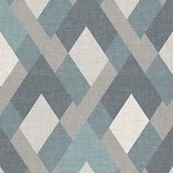 Castorama Tapis Vinyle Prisma Bleu Gris 49,5 X 116 Cm