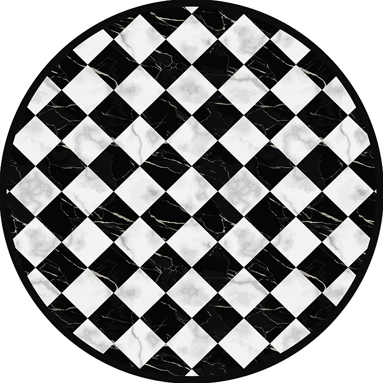 Castorama Tapis Vinyle Rond Motif Carreaux Marbre Noir Et Blanc ⌀99cm X Ep. 2mm 3 Castorama Tapis Vinyle Rond Motif Carreaux Marbre Noir Et Blanc ⌀99cm X Ep. 2mm