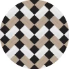 Castorama Tapis Vinyle Rond Motif Rectangles, Carrés Blancs, Noirs Et Naturels Et Bois ⌀99cm X Ep. 2mm -Castorama boutique tapis vinyle rond motif rectangles carres blancs noirs et naturels et bois 99cm x ep 2mm3611840596270 01c FR CF