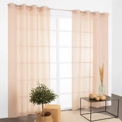 Castorama Voilage Cordola Terracotta L.140 X H. 240 Cm