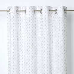 Castorama Voilage Galène GoodHome Country Blanc L.140 X H.260 Cm