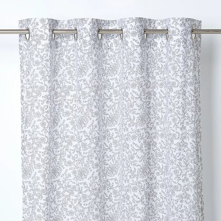 Castorama Voilage Galène GoodHome Floral Blanc L.140 X H.260 Cm 3 Castorama Voilage Galène GoodHome Floral Blanc L.140 X H.260 Cm