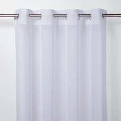 Castorama Voilage GoodHome Damak Blanc 140 X 260 Cm