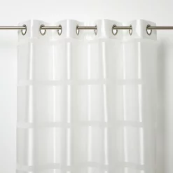 Castorama Voilage GoodHome Dokkle Blanc 140 X 300 Cm