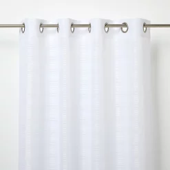 Castorama Voilage GoodHome Gorham Blanc 140 X 260 Cm