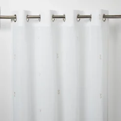 Castorama Voilage GoodHome Howlite Gris Clair 140 X 260 Cm