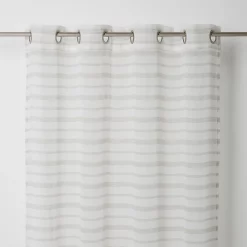 Castorama Voilage GoodHome Marius Gris L.140 X H.260 Cm