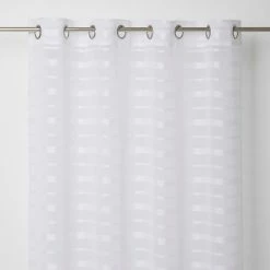 Castorama Voilage GoodHome Wakea Blanc 140 X 260 Cm