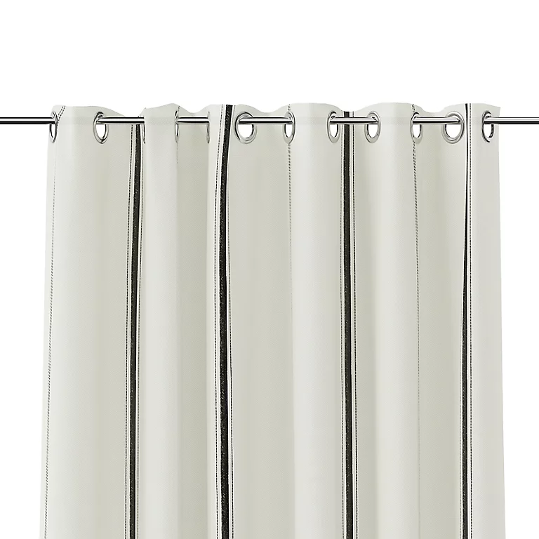 Castorama Voilage Intérieur Effet Chenille Aspect Naturel Avec Rayures Verticales En Fil Chenille Noir Rayé Ivoire GoodHome L. 260 Cm X L. 140 Cm 3 Castorama Voilage Intérieur Effet Chenille Aspect Naturel Avec Rayures Verticales En Fil Chenille Noir Rayé Ivoire GoodHome L. 260 Cm X L. 140 Cm