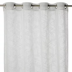 Castorama Voilage Kiya 260x140 Cm Blanc GoodHome